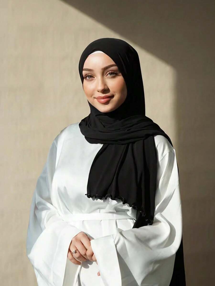 Frill Trimmed Scarf