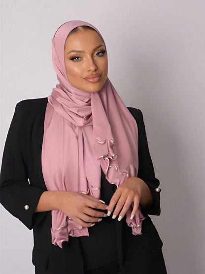 Frill Trimmed Scarf