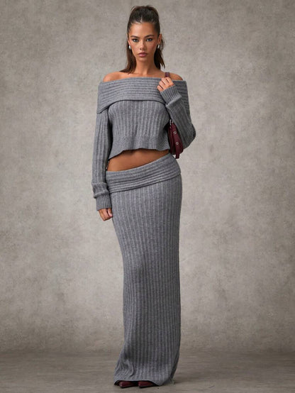 Rylah Knit Skirt Set