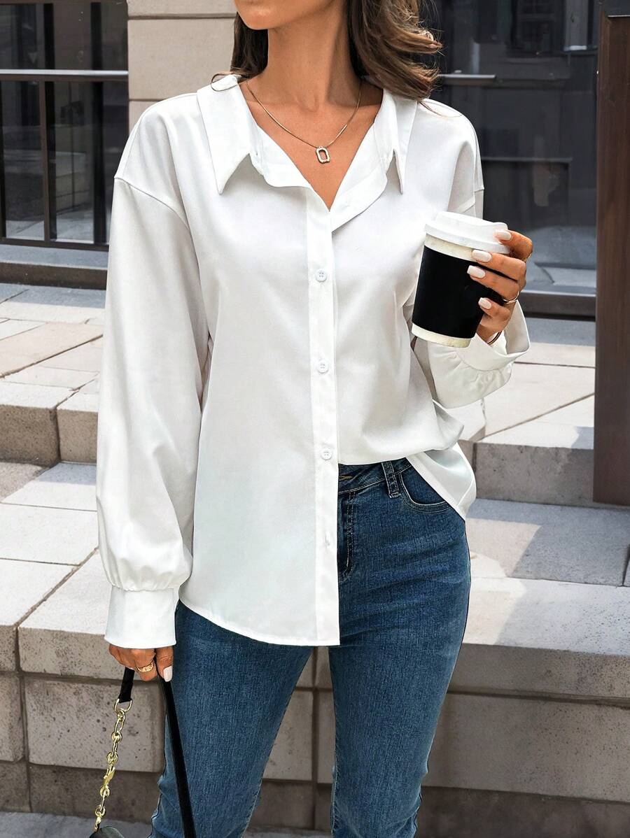 Rose Button Down Shirt