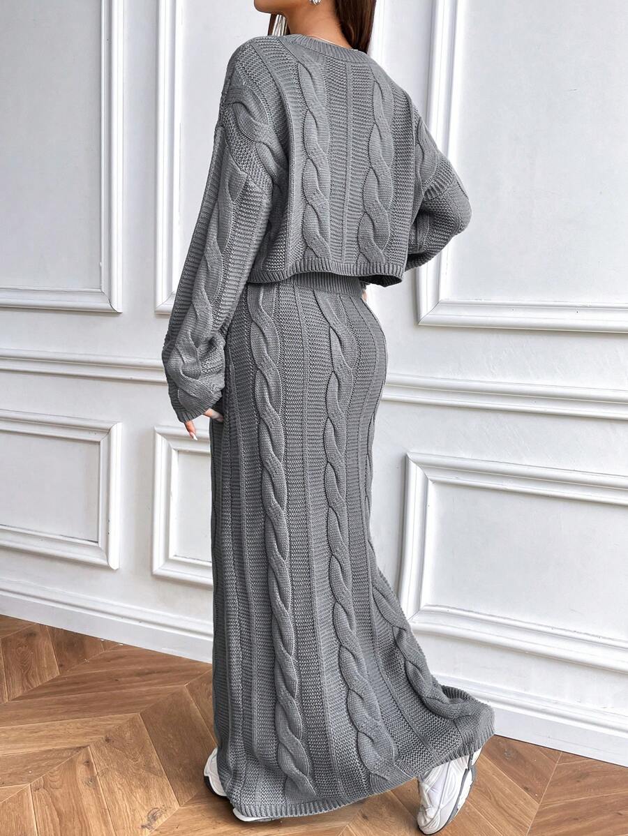 Sahara Knit Skirt Set