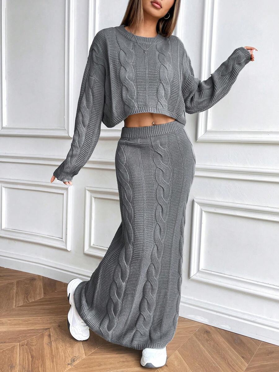Sahara Knit Skirt Set