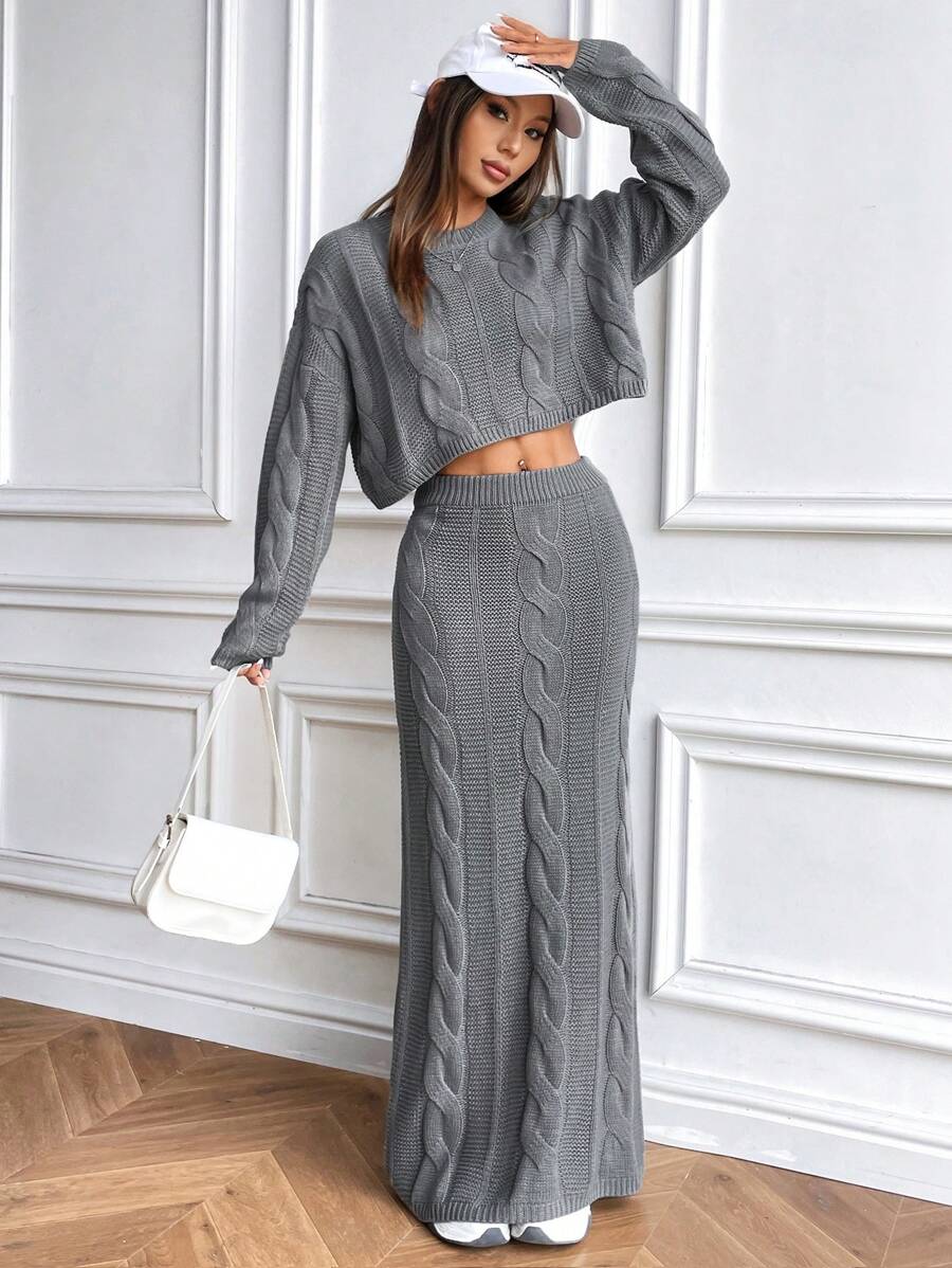 Sahara Knit Skirt Set