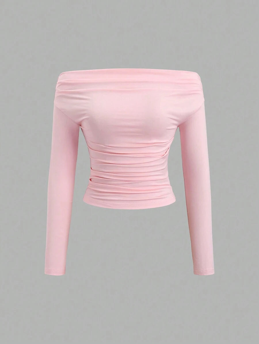 Maya Triple Off-Shoulder Top