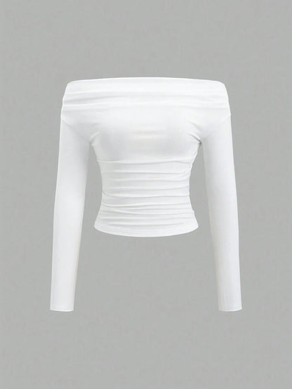 Maya Triple Off-Shoulder Top