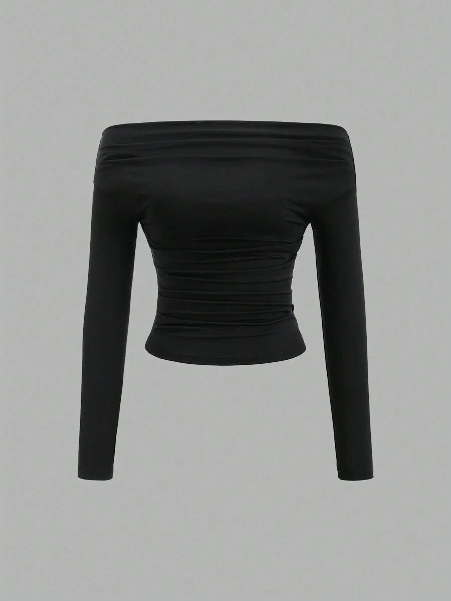 Maya Triple Off-Shoulder Top