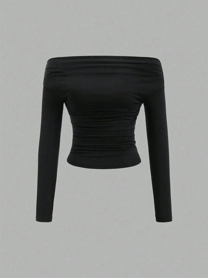 Maya Triple Off-Shoulder Top