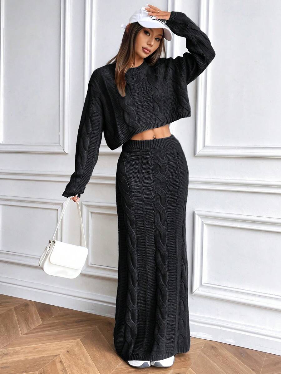 Sahara Knit Skirt Set