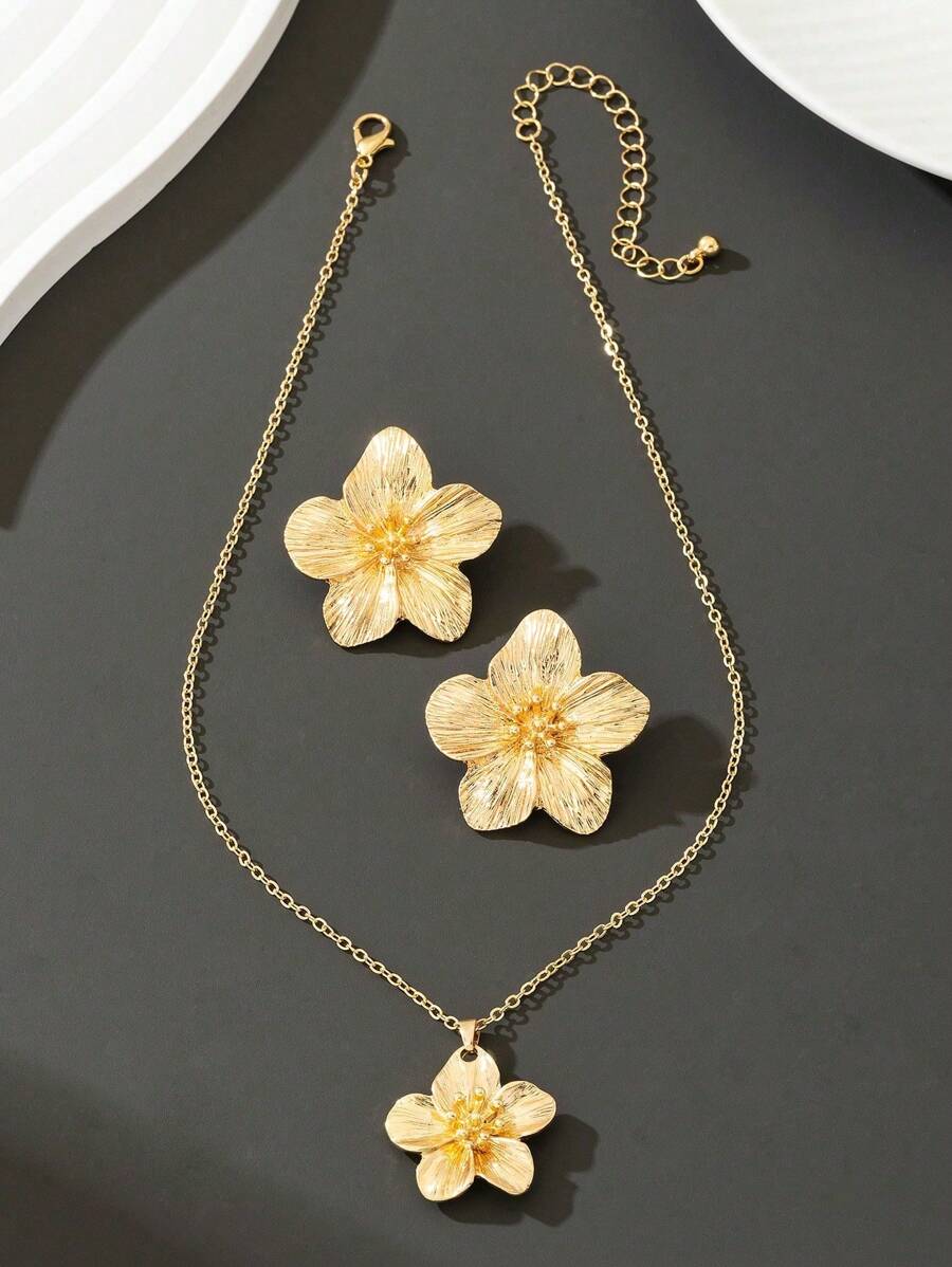 Calluna Floral Jewelry Set