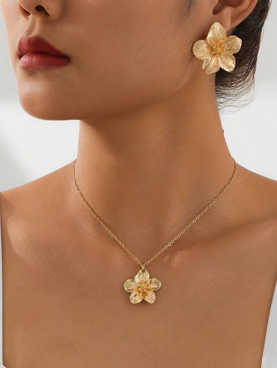 Calluna Floral Jewelry Set