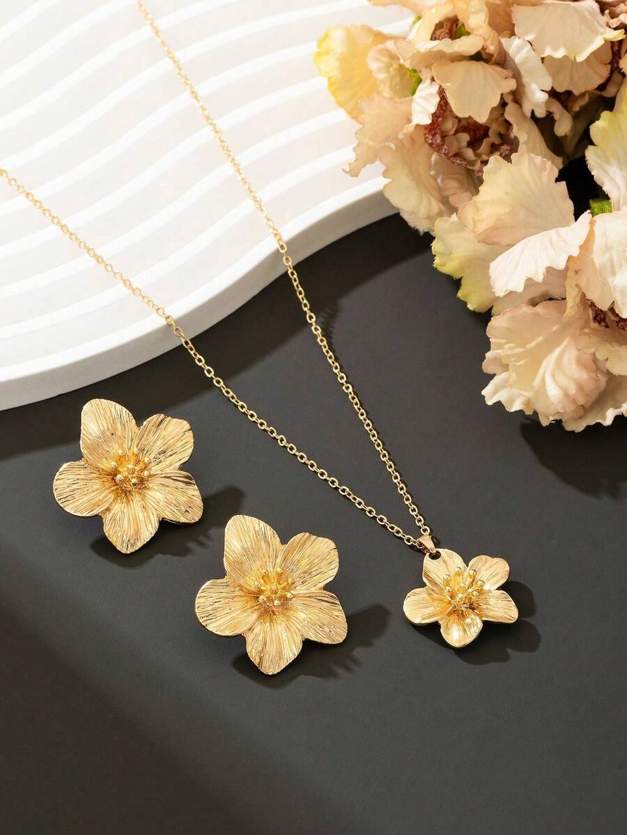 Calluna Floral Jewelry Set