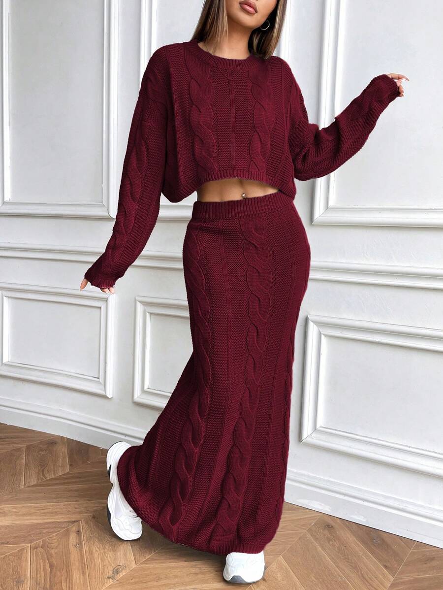 Sahara Knit Skirt Set