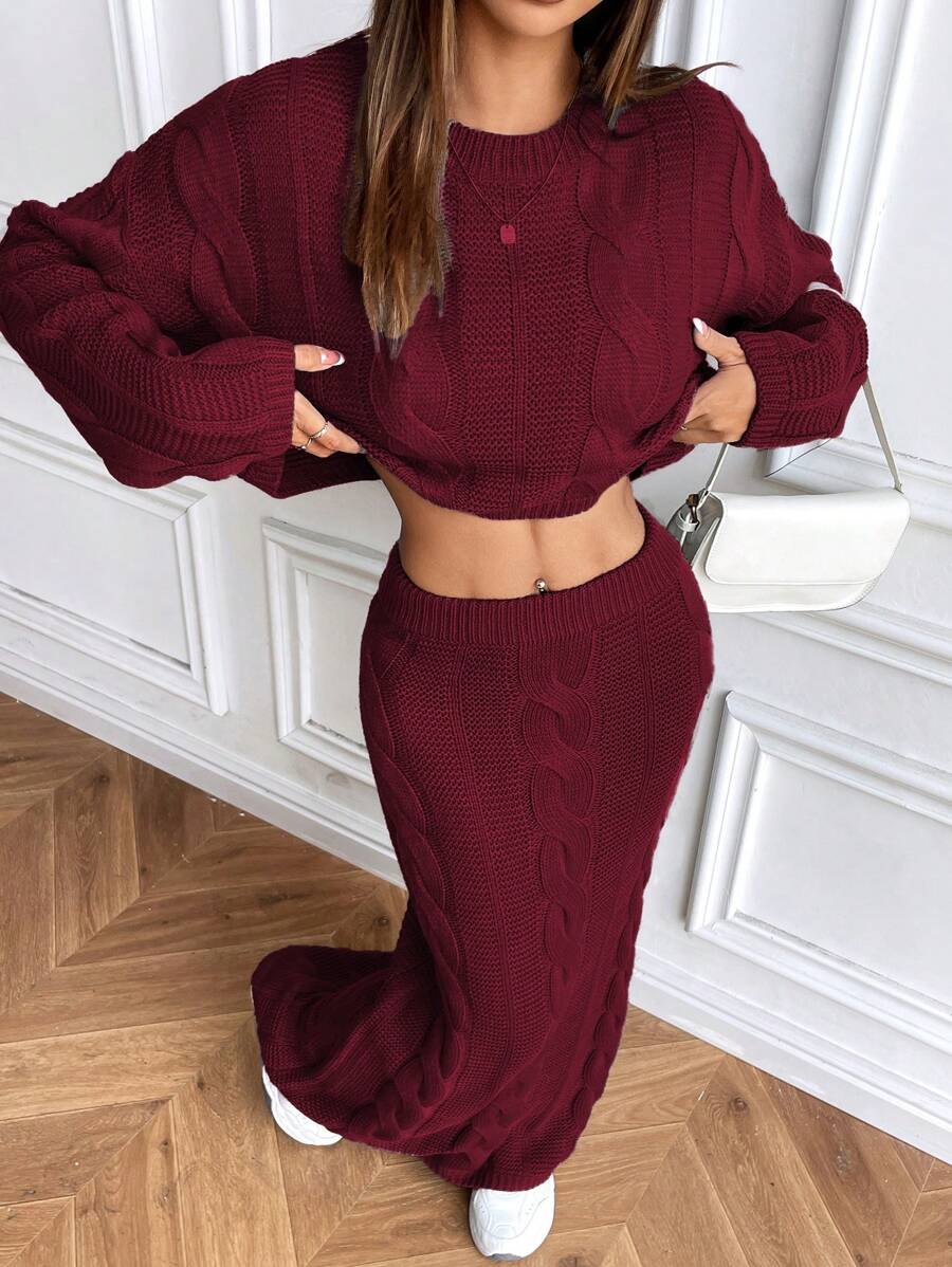 Sahara Knit Skirt Set