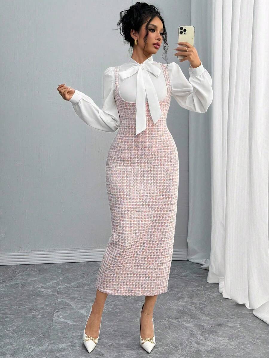 Fayza French-Style Dress Set