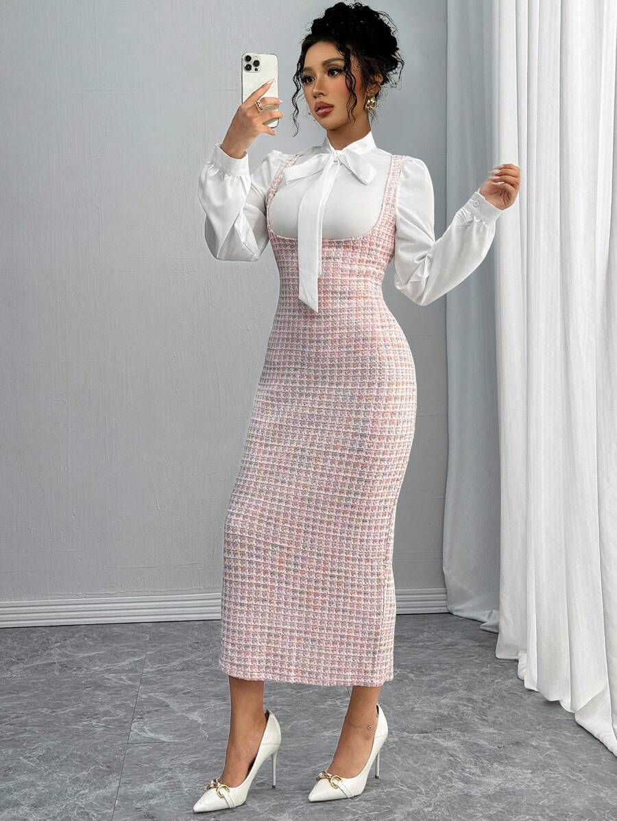 Fayza French-Style Dress Set