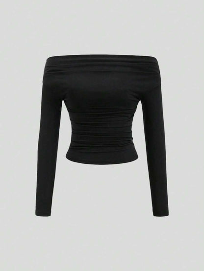 Maya Triple Off-Shoulder Top