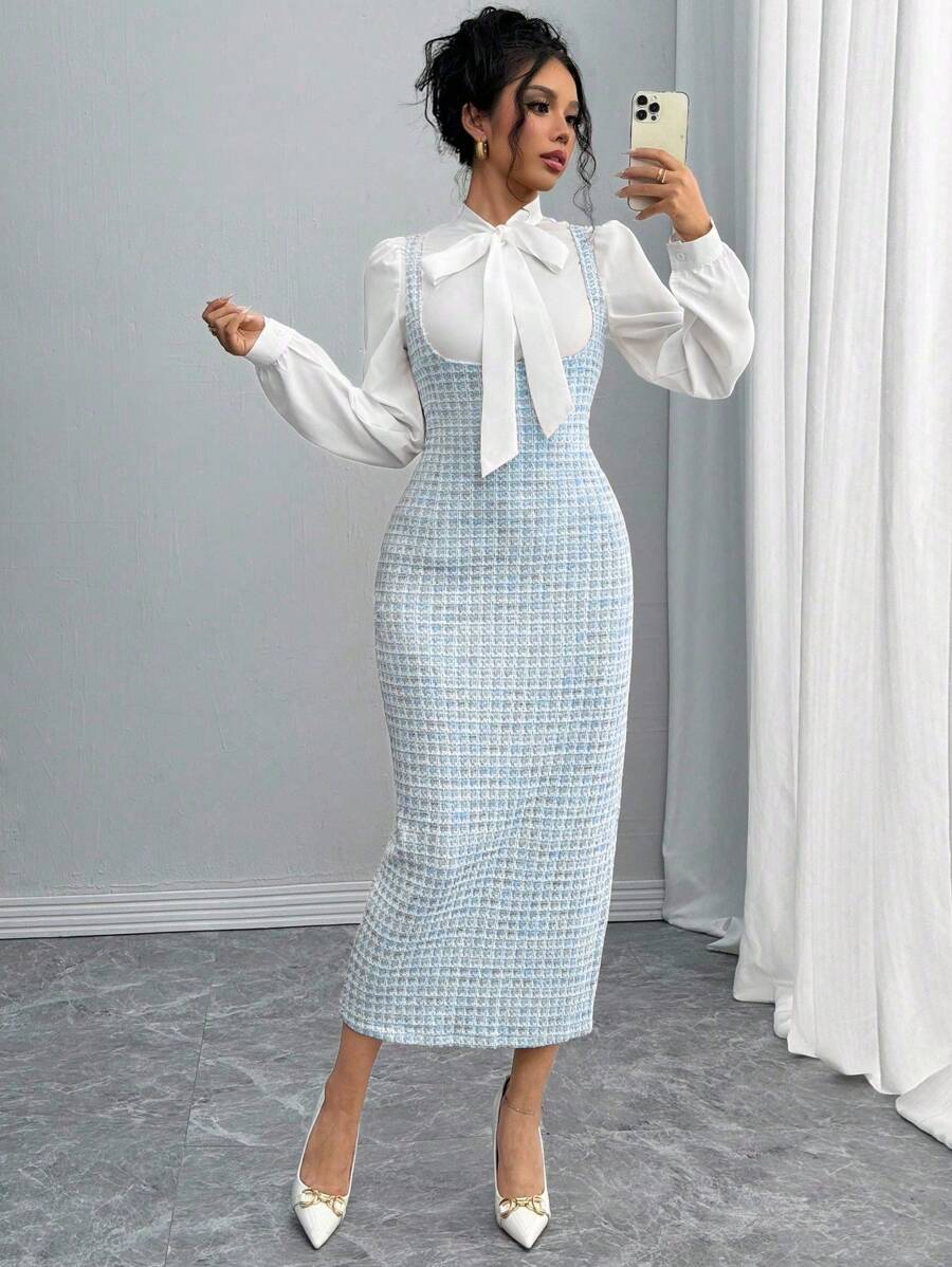 Fayza French-Style Dress Set