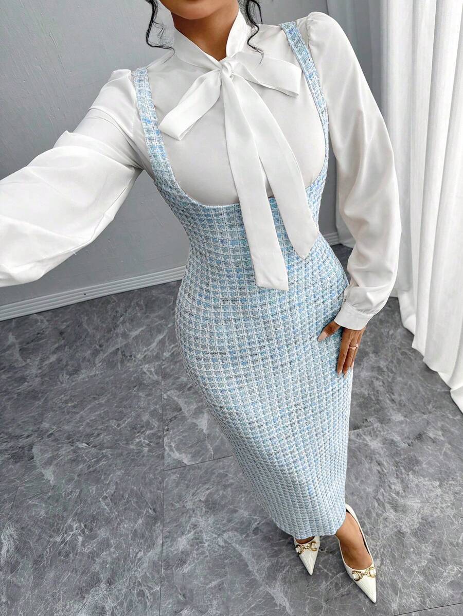 Fayza French-Style Dress Set