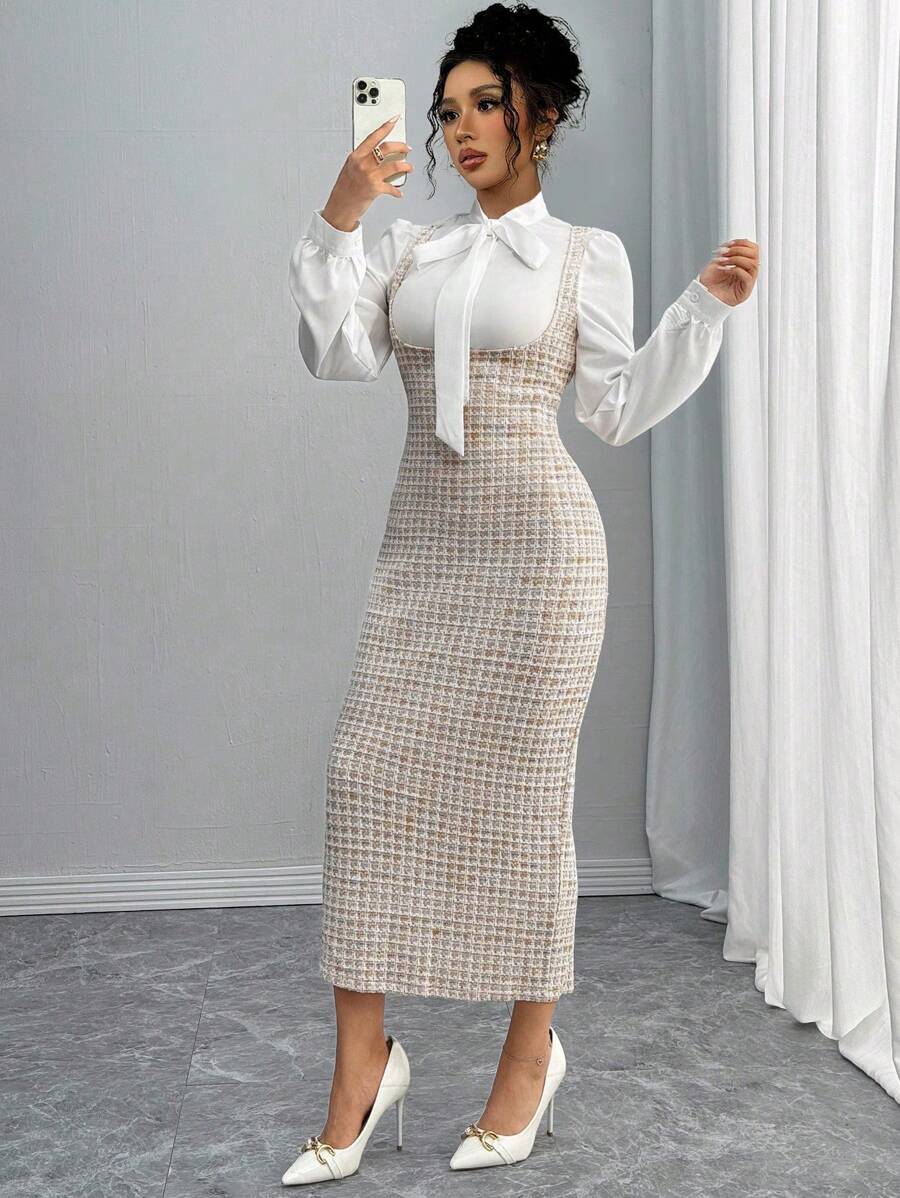 Fayza French-Style Dress Set