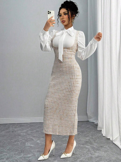 Fayza French-Style Dress Set