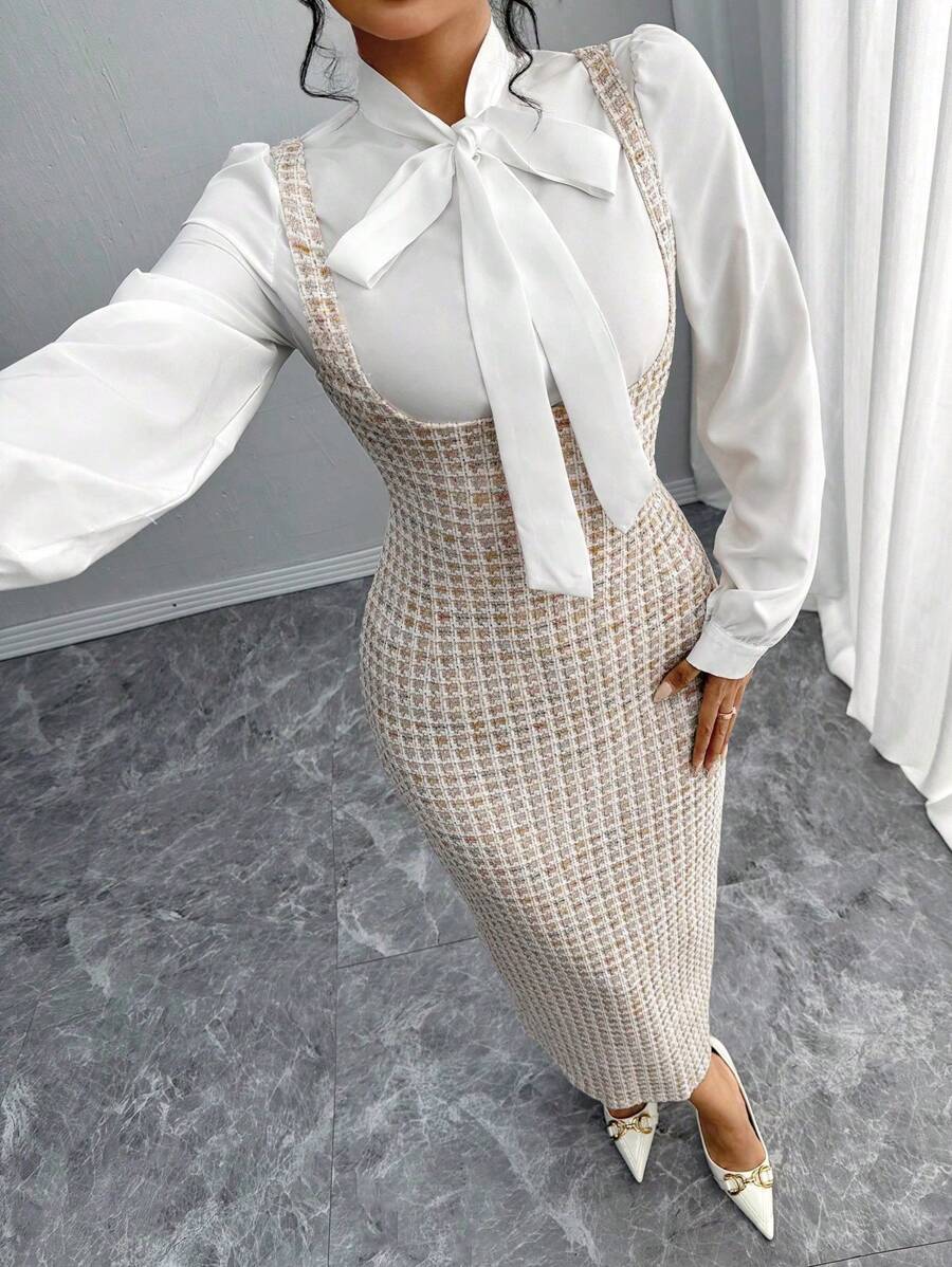 Fayza French-Style Dress Set