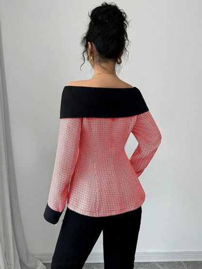 Aria Off-Shoulder Blazer