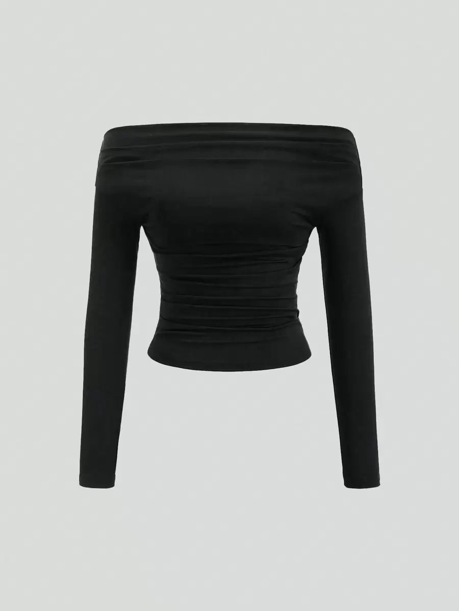 Maya Triple Off-Shoulder Top