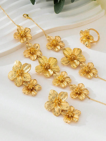 Calluna Floral Jewelry Set
