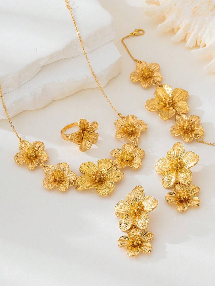 Calluna Floral Jewelry Set