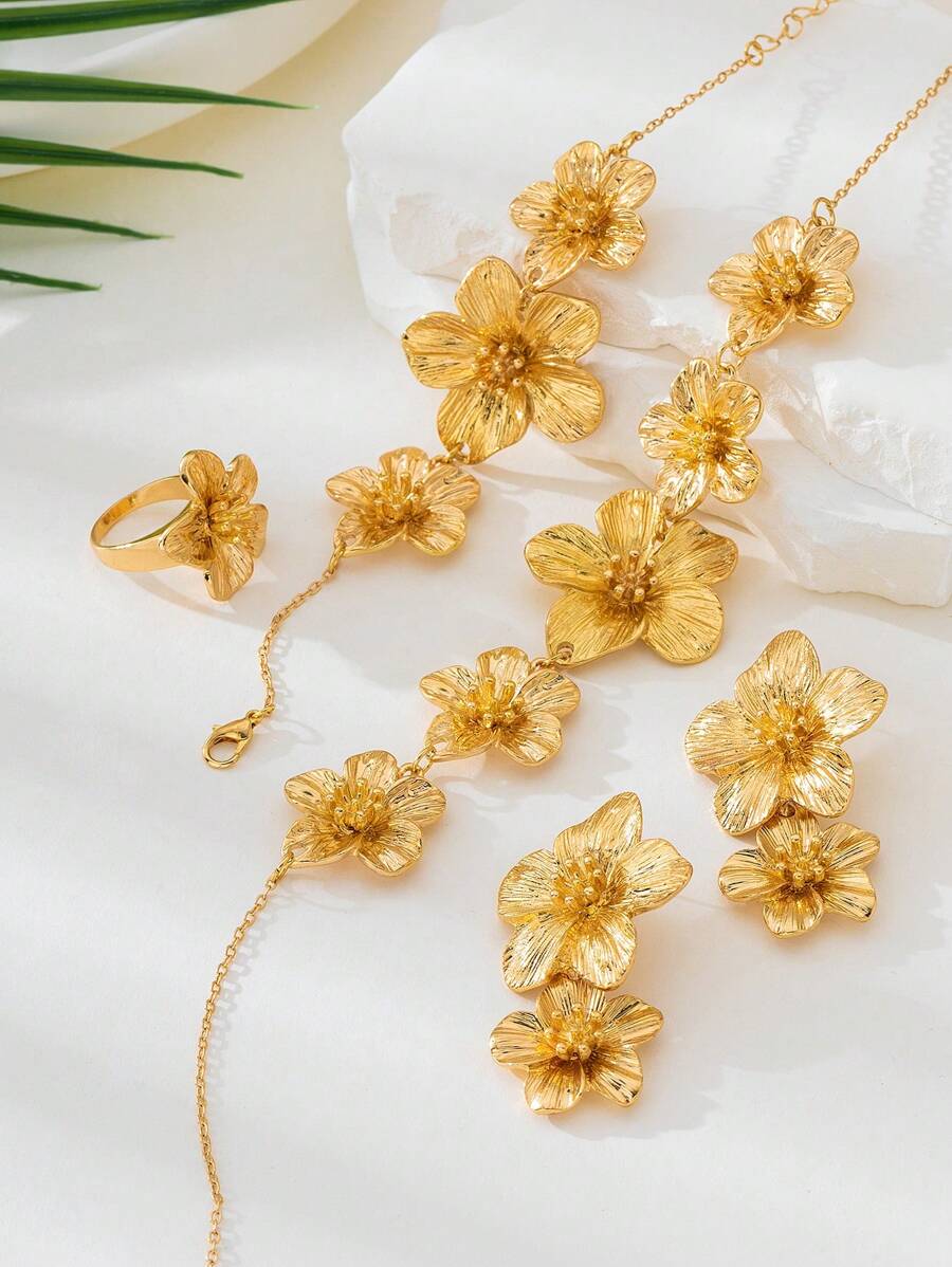 Calluna Floral Jewelry Set