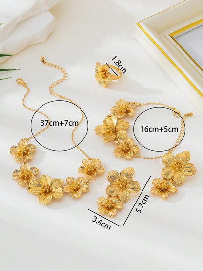 Calluna Floral Jewelry Set