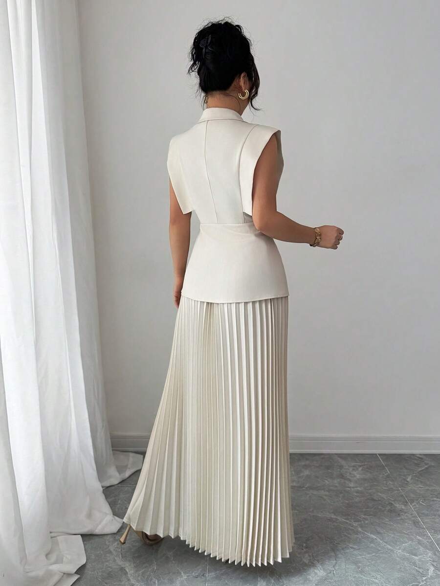 Celeste Ruffle Skirt Suit