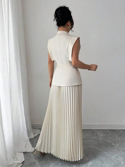 Celeste Ruffle Skirt Suit
