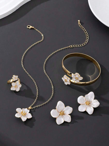 Calluna Floral Jewelry Set