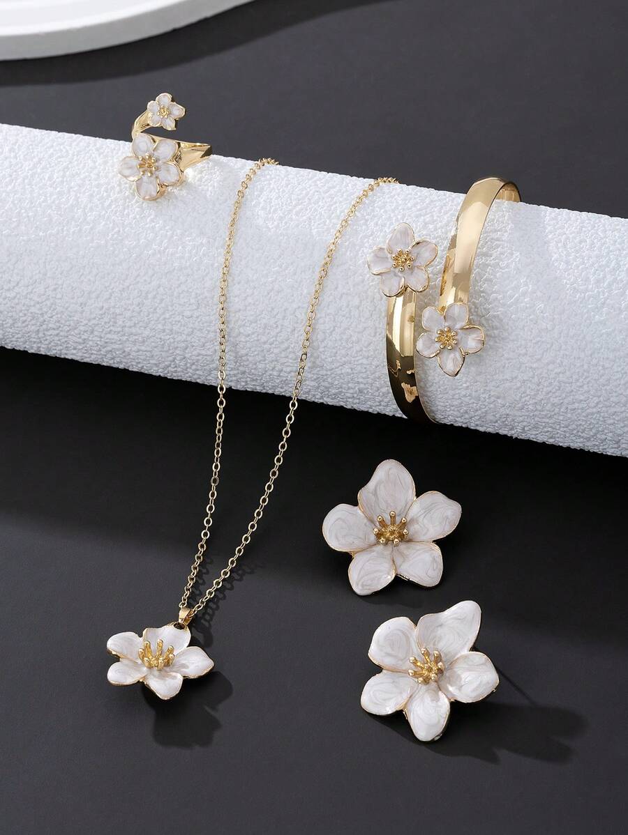 Calluna Floral Jewelry Set