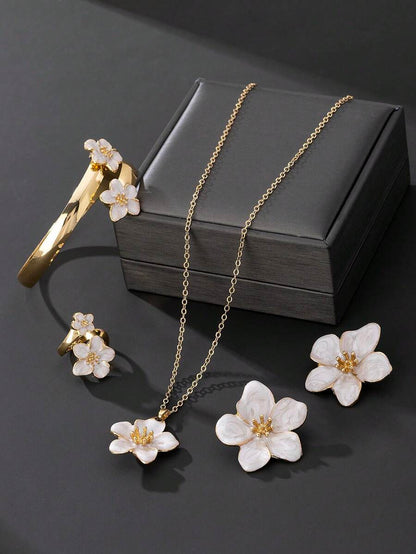 Calluna Floral Jewelry Set