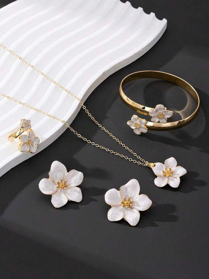 Calluna Floral Jewelry Set