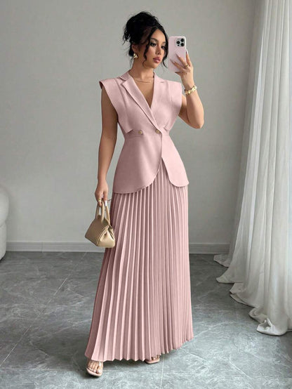 Celeste Ruffle Skirt Suit