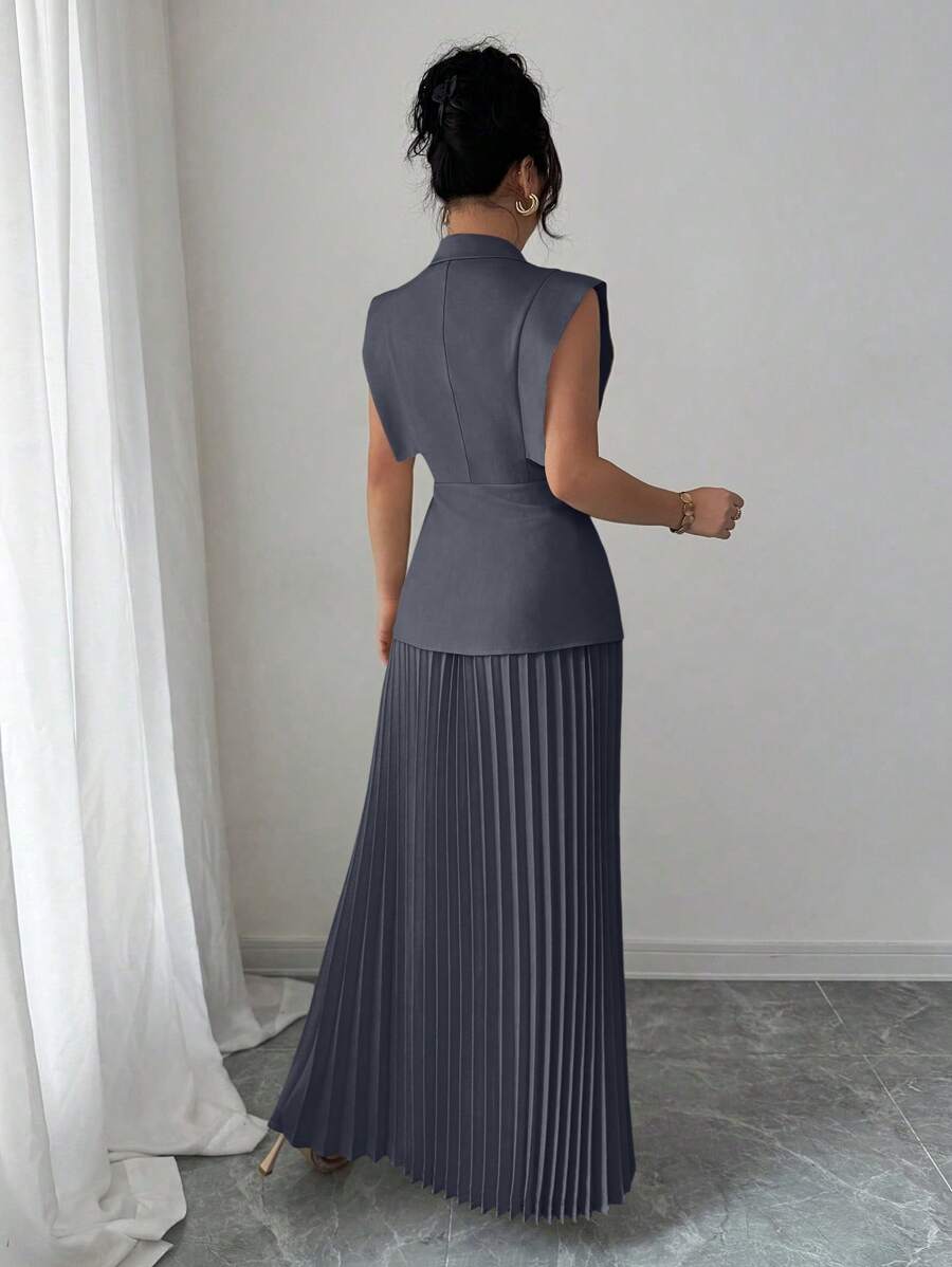 Celeste Ruffle Skirt Suit
