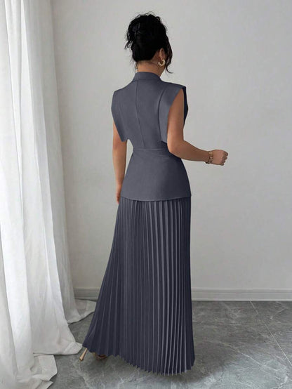 Celeste Ruffle Skirt Suit