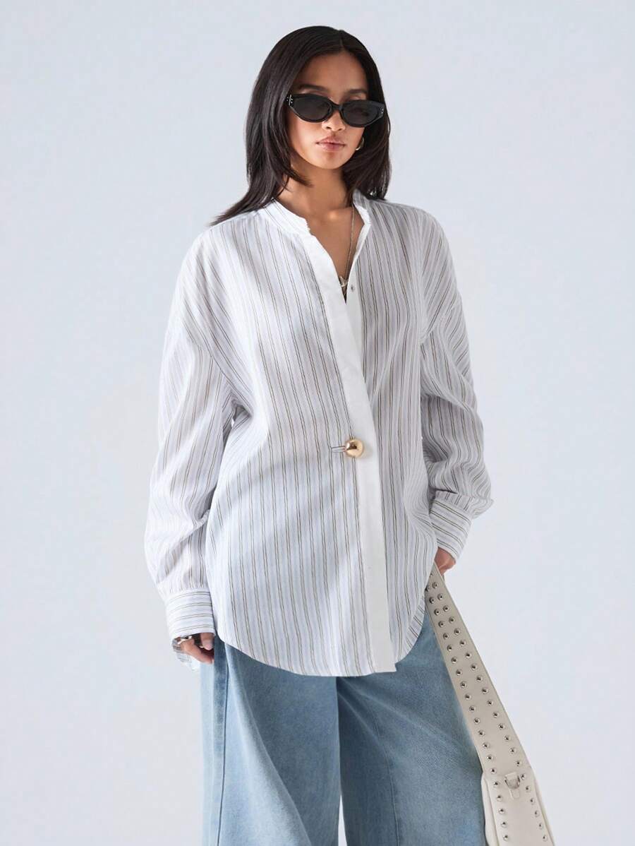 Latifa Striped Blouse