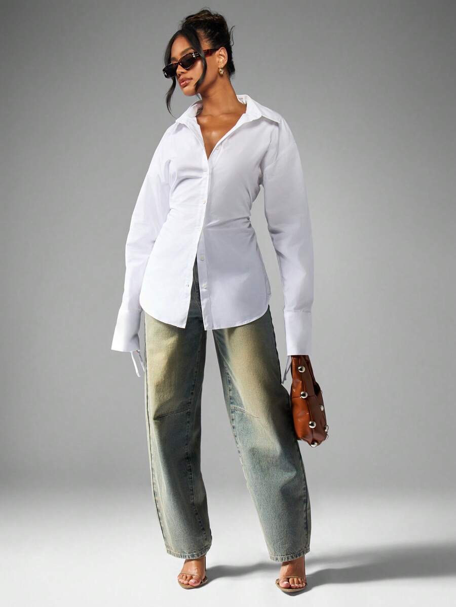 Abella Button-Down Blouse