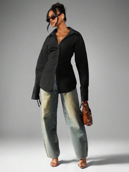 Abella Button-Down Blouse