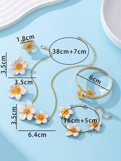 Calluna Floral Jewelry Set