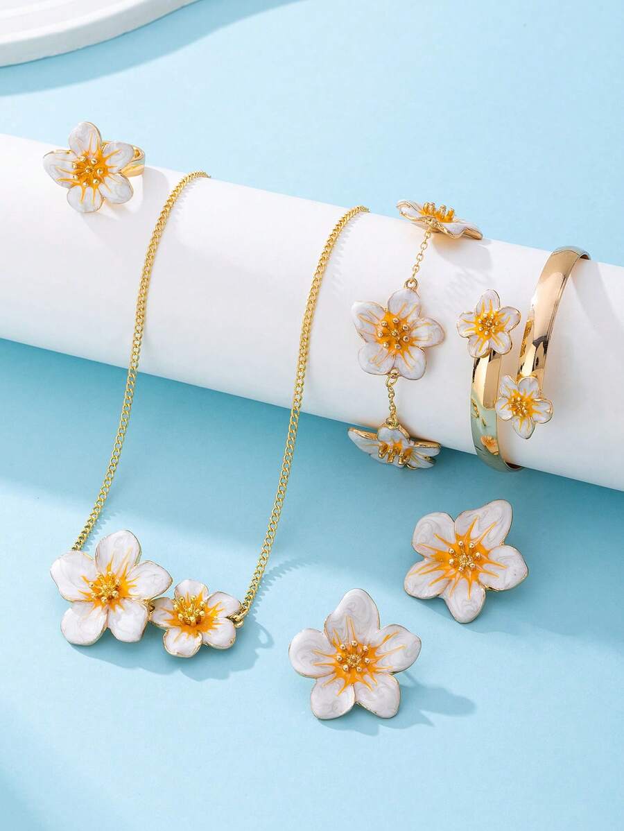 Calluna Floral Jewelry Set