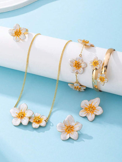 Calluna Floral Jewelry Set