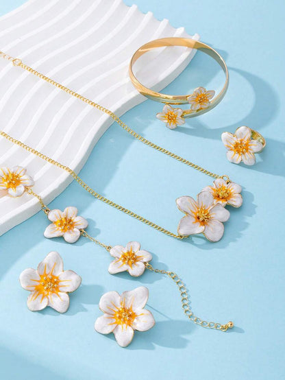 Calluna Floral Jewelry Set