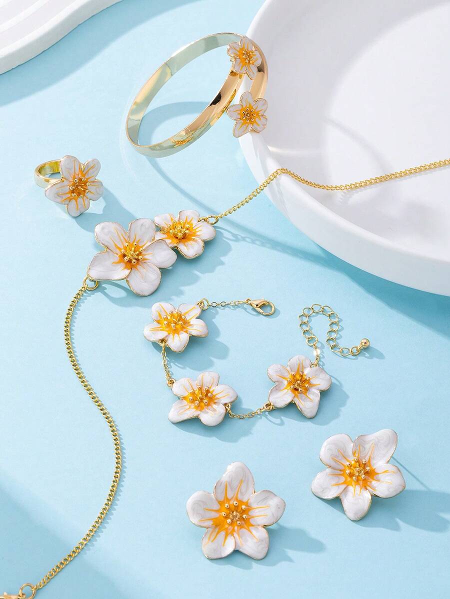 Calluna Floral Jewelry Set
