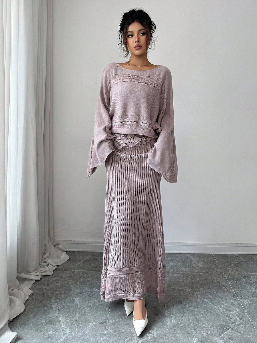 Blair Knitted Skirt Set