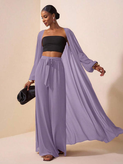 Daniah Chiffon Pant Set